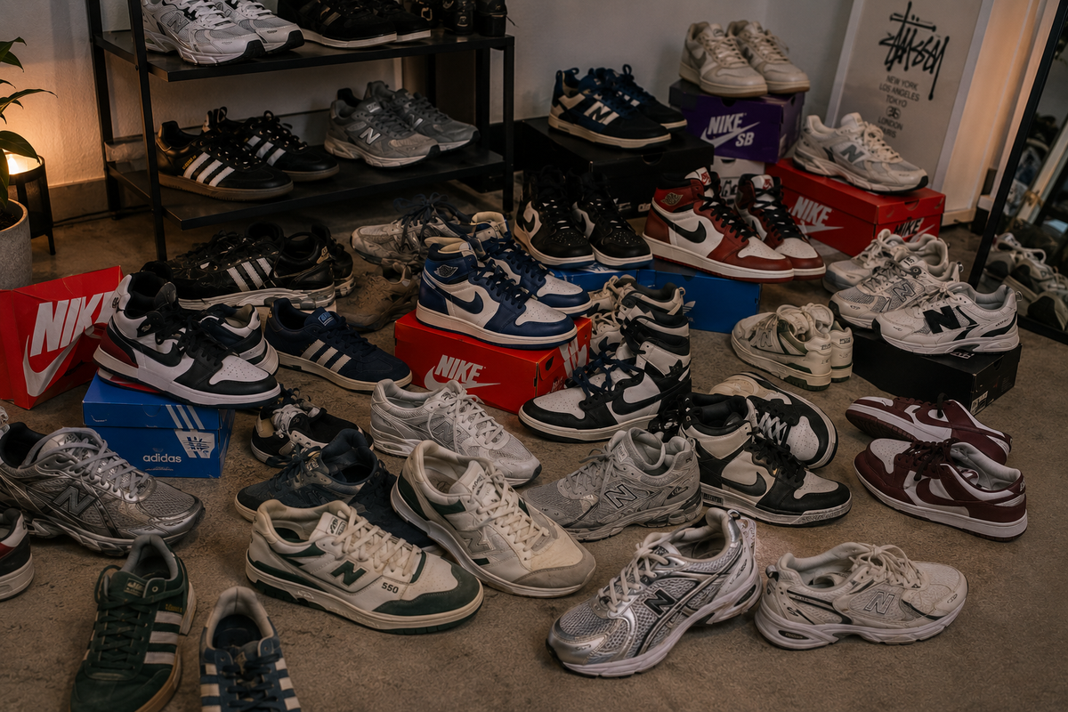 Verschiedene Sneaker für eine vielseitige Sneaker-Rotation
