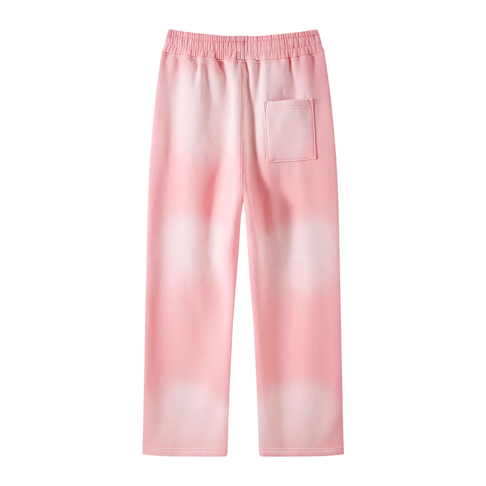 Light Pink Colored Washed Effect Pants
