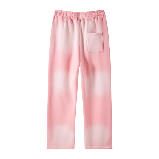 Light Pink Colored Washed Effect Pants